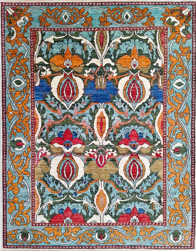 Bone Bakhtiari Garden Rug — 238×171cm