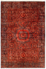 Cairo Red & Gold Mamlouk Oriental Rug