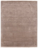 Silver Grey Erased Heritage Contemporary Rug