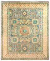 Teal & Ivory Mamlouk Classic Oriental Rug