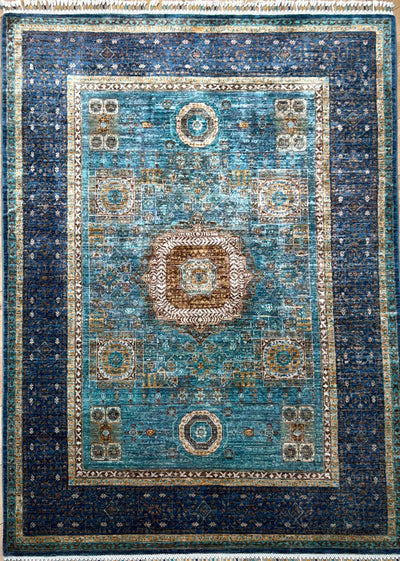Aanya Blue Mamlouk Rug
