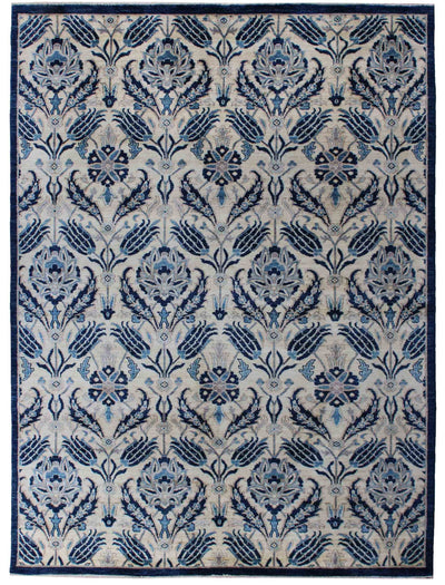 Contemporary-Blue-Rug-270cmx186cm