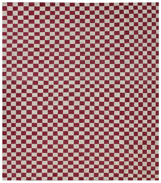 Amani Contemporary Red/Beige Kilim