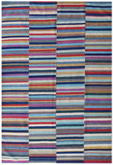 Maha Modern Black/Beige Kilim