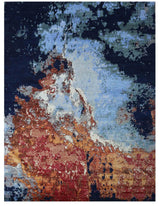 Salwa Abstract Multi Coloured Rug