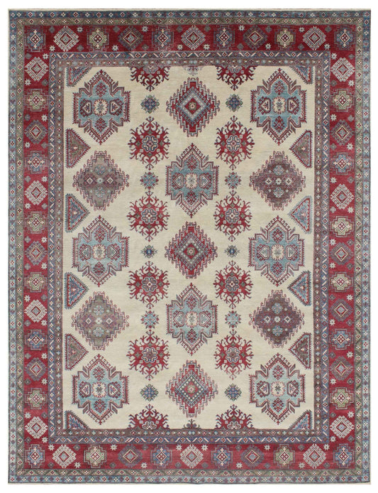 tribal-red-beige-coloured-rug-388cmx278cm