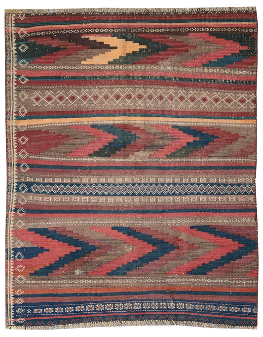 vintage-brow-blue-rug-117x91cm