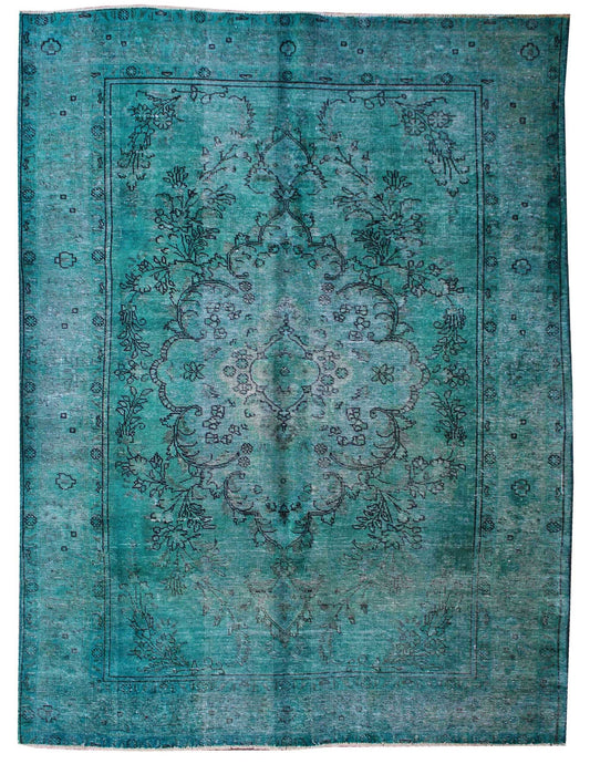 vintage-overdyed-green-rug-283x184cm
