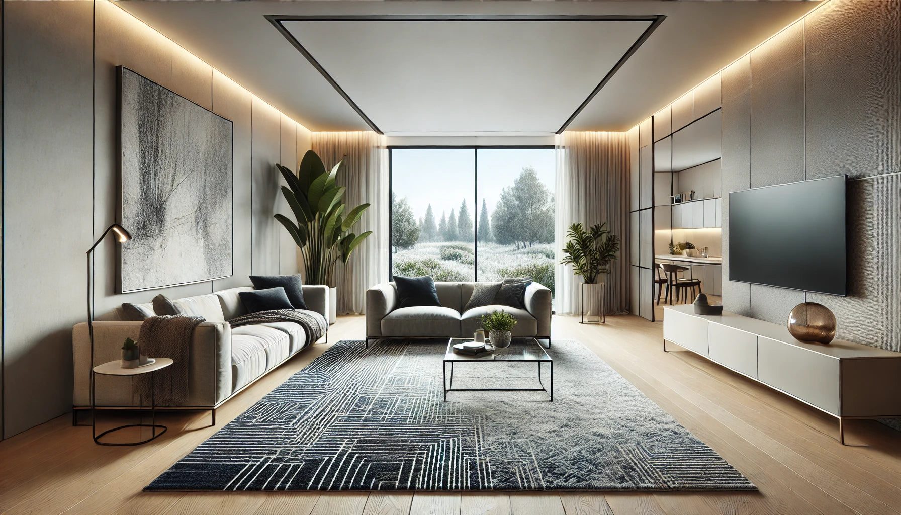 Modern Rug Designs for Open Floor Plans | Contemporary & Geometric ...