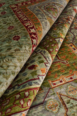 Forest Green Mamlouk Oriental Rug