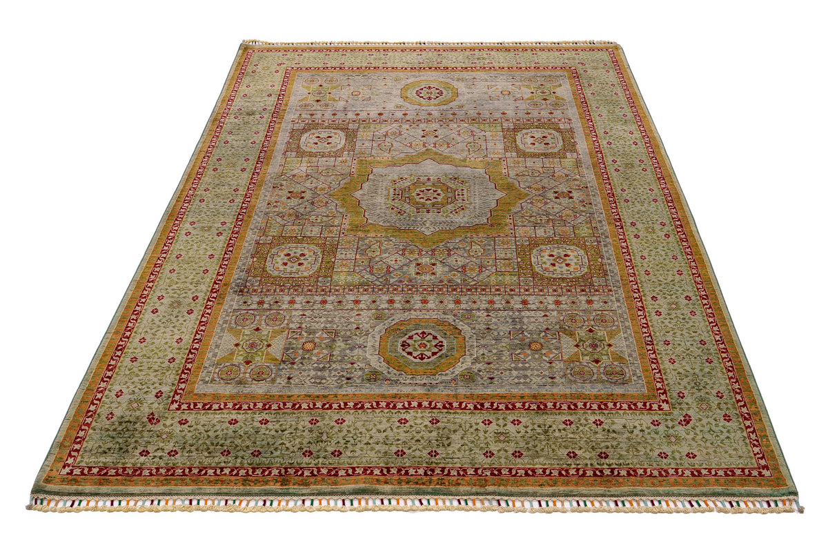 Forest Green Mamlouk Oriental Rug