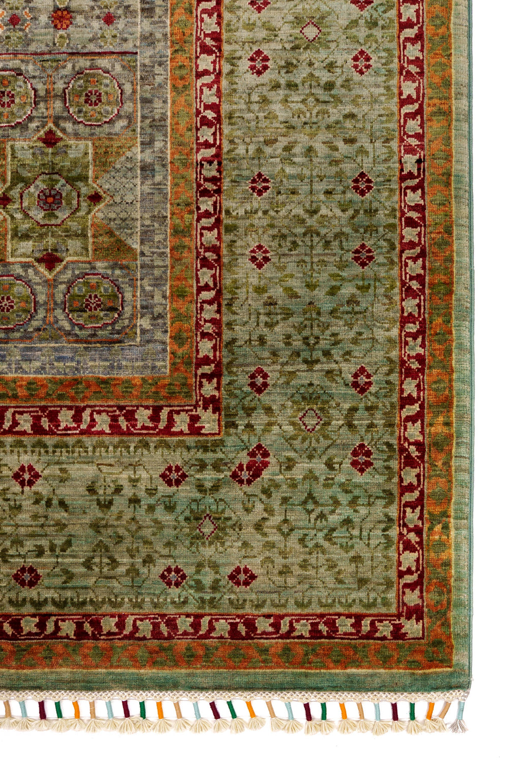Forest Green Mamlouk Oriental Rug