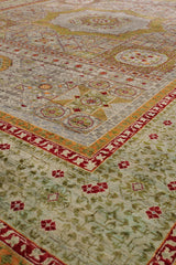 Forest Green Mamlouk Oriental Rug
