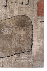 Neutral Tone Fine Modern Wool Rug