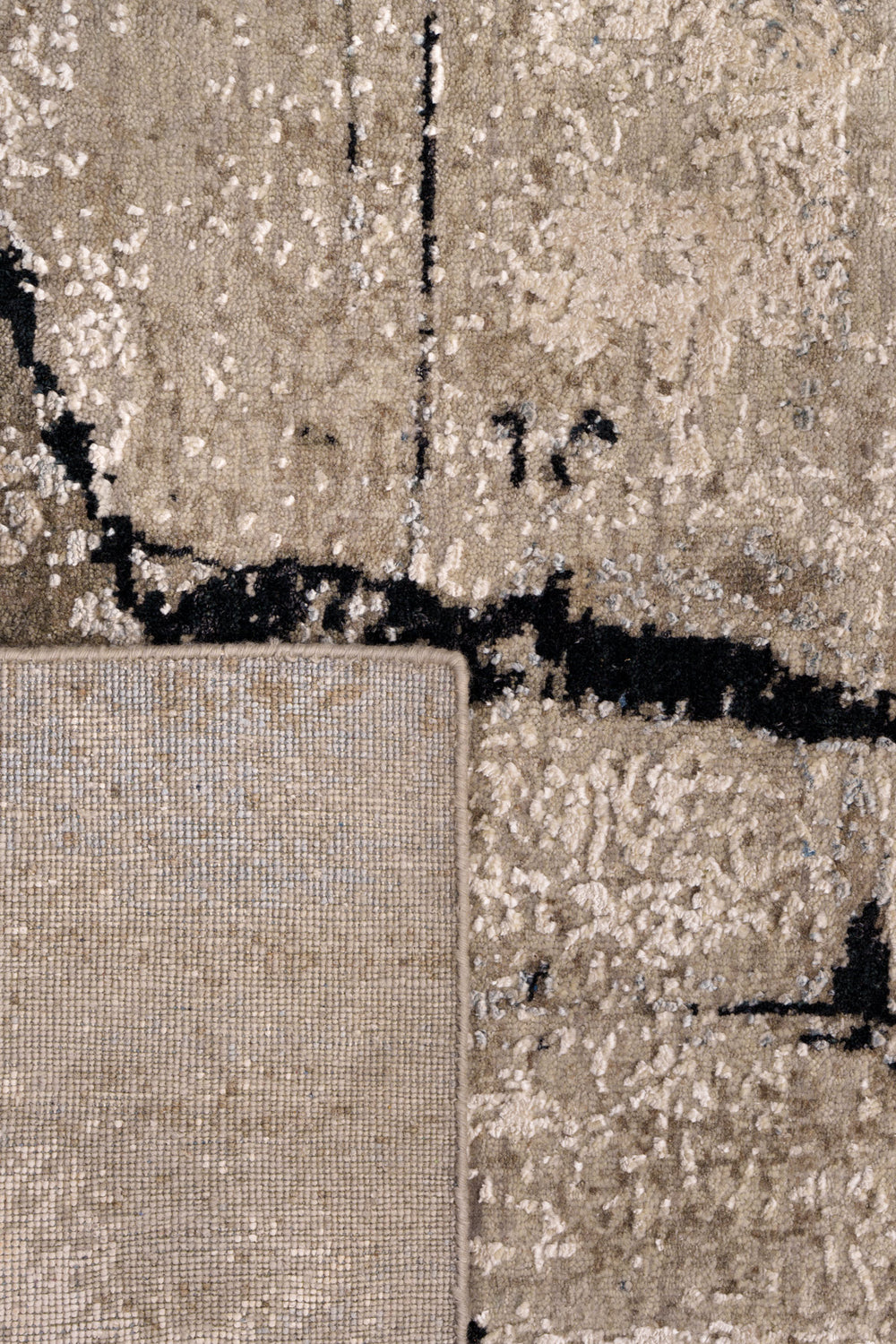 Neutral Tone Fine Modern Wool Rug