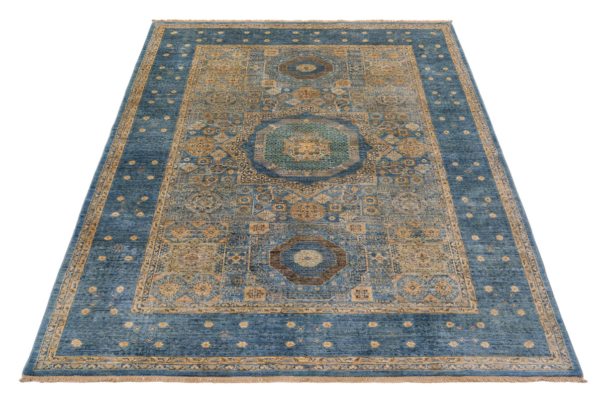 Navy Blue Mamlouk Classic Oriental Rug