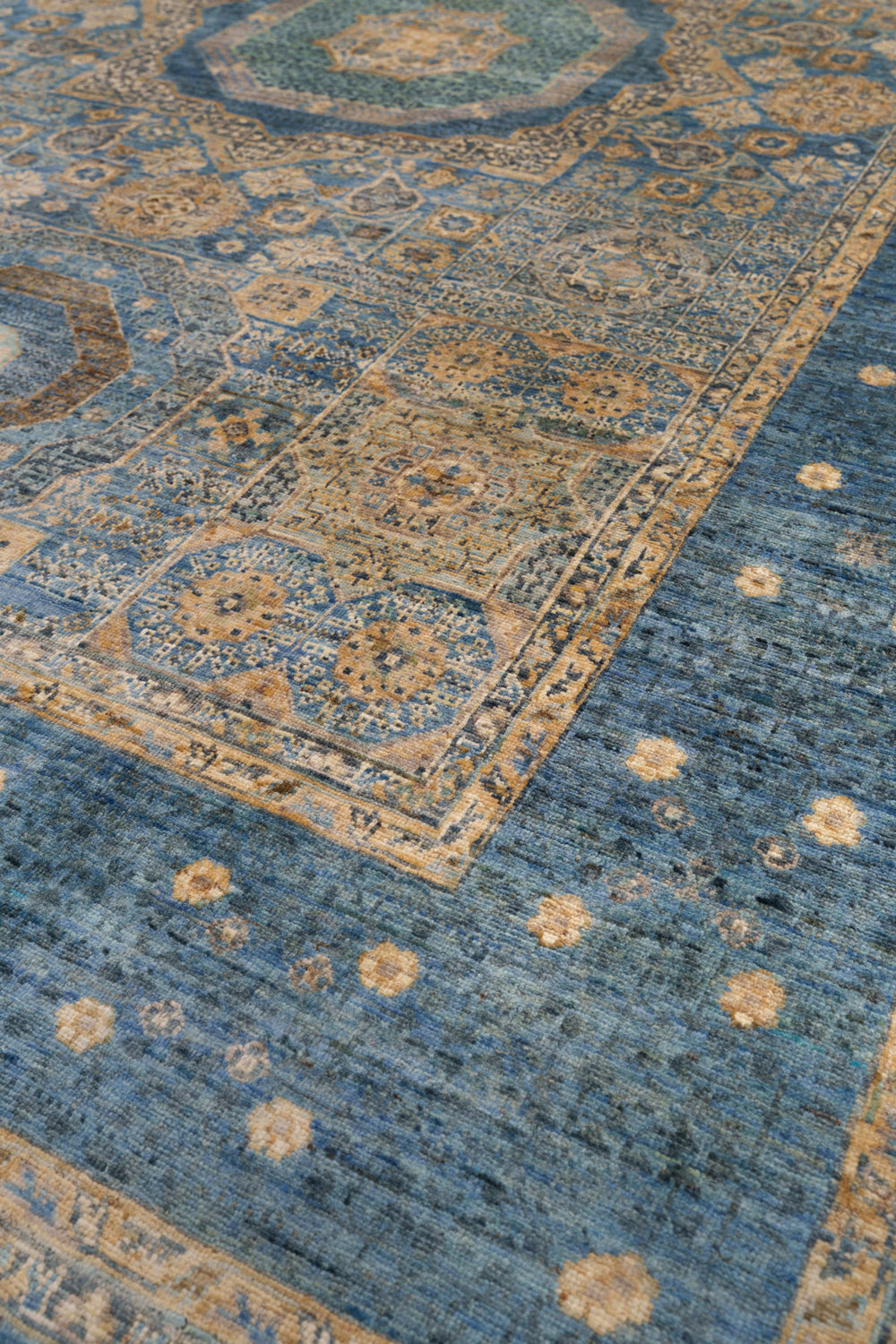 Navy Blue Mamlouk Classic Oriental Rug