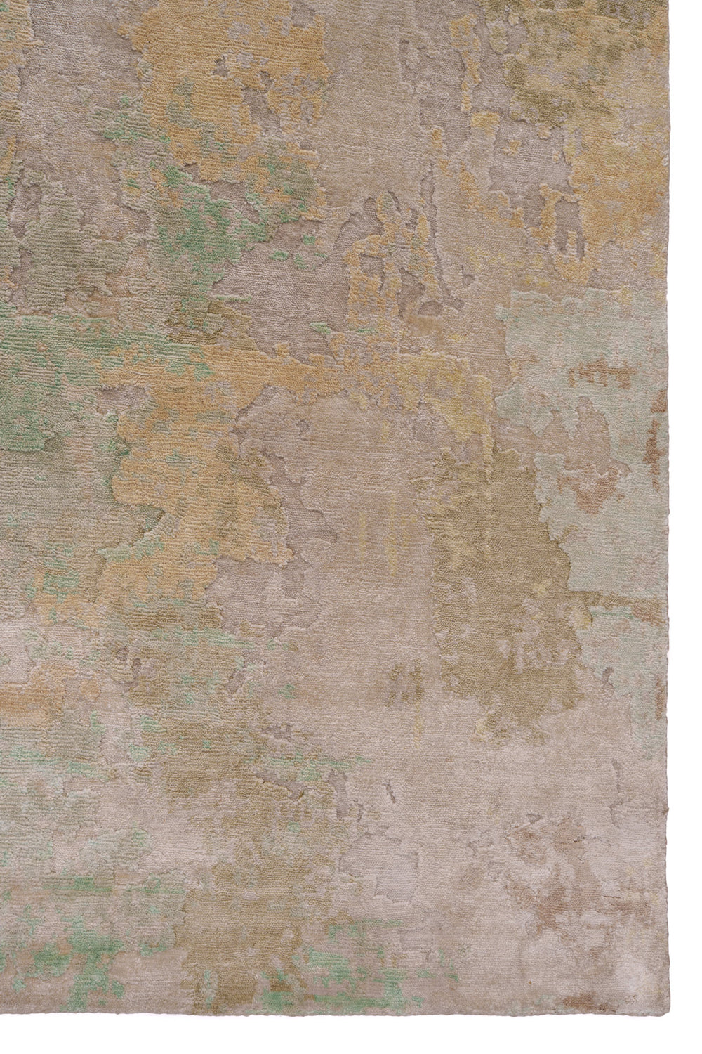 Warm Earth Tone Abstract Modern Rug