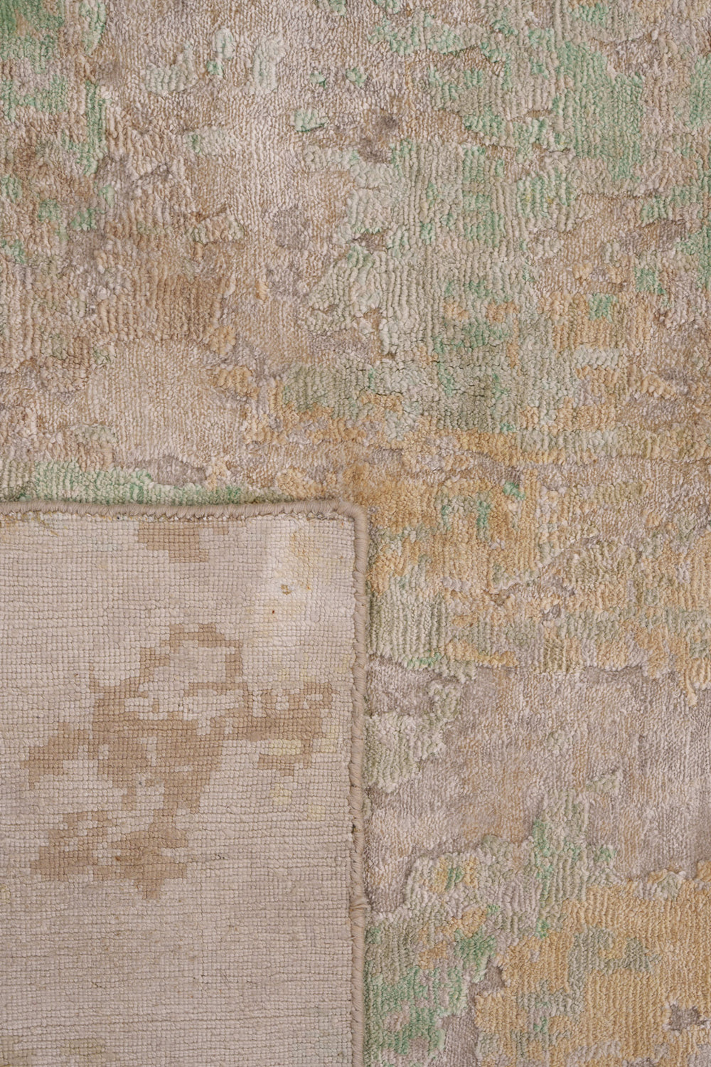 Warm Earth Tone Abstract Modern Rug