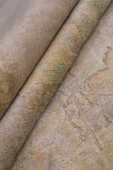 Warm Earth Tone Abstract Modern Rug