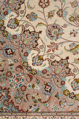 Signed Fine Persian Qom Pure Silk Rug