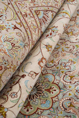 Signed Fine Persian Qom Pure Silk Rug