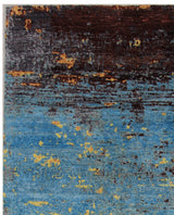 Maysun Abstract Blue Rug