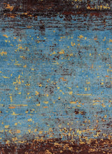 Maysun Abstract Blue Rug