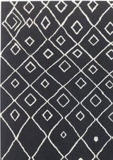 Roqaya Modern Black Rug