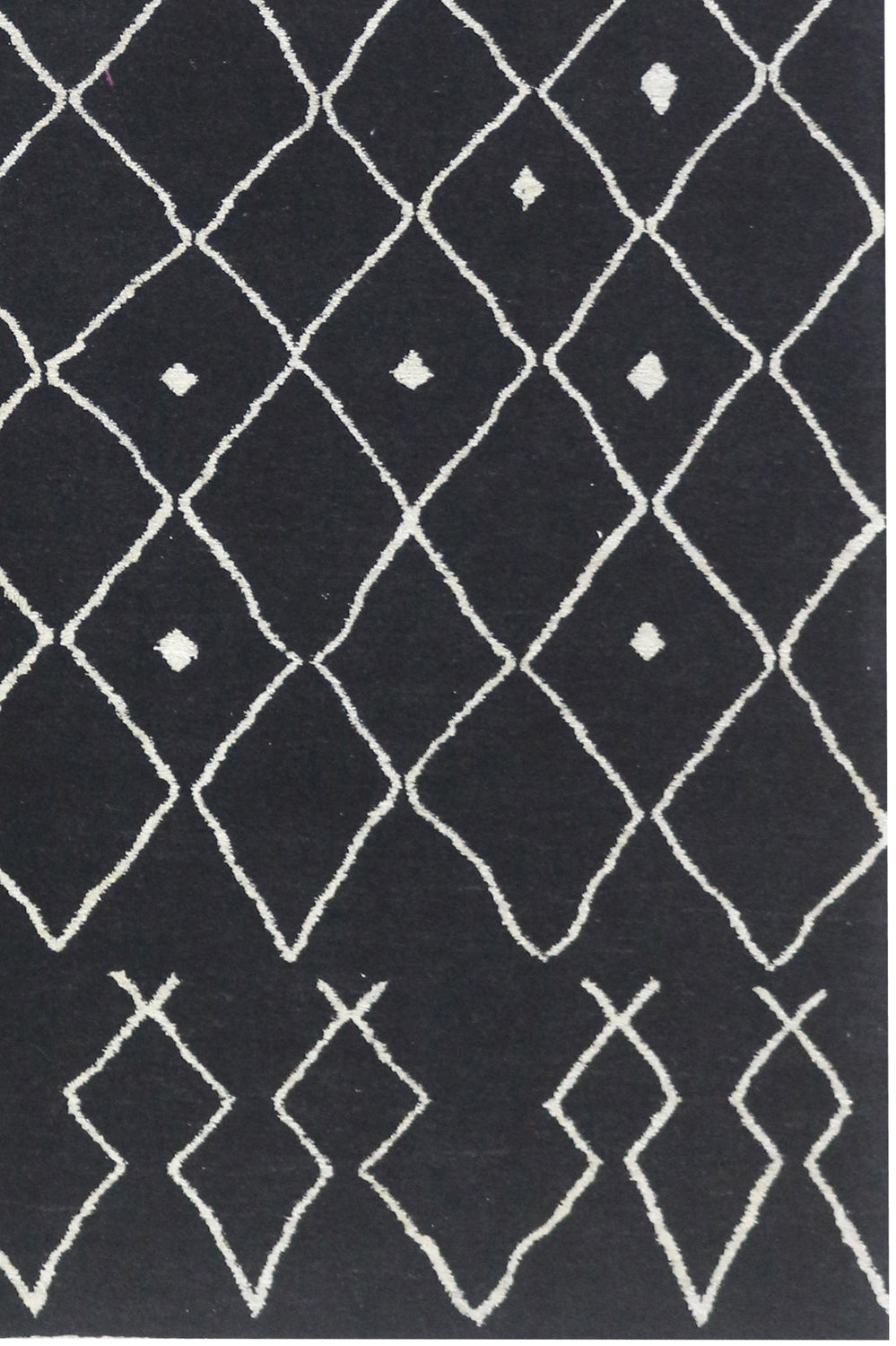 Roqaya Modern Black Rug