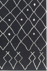 Roqaya Modern Black Rug