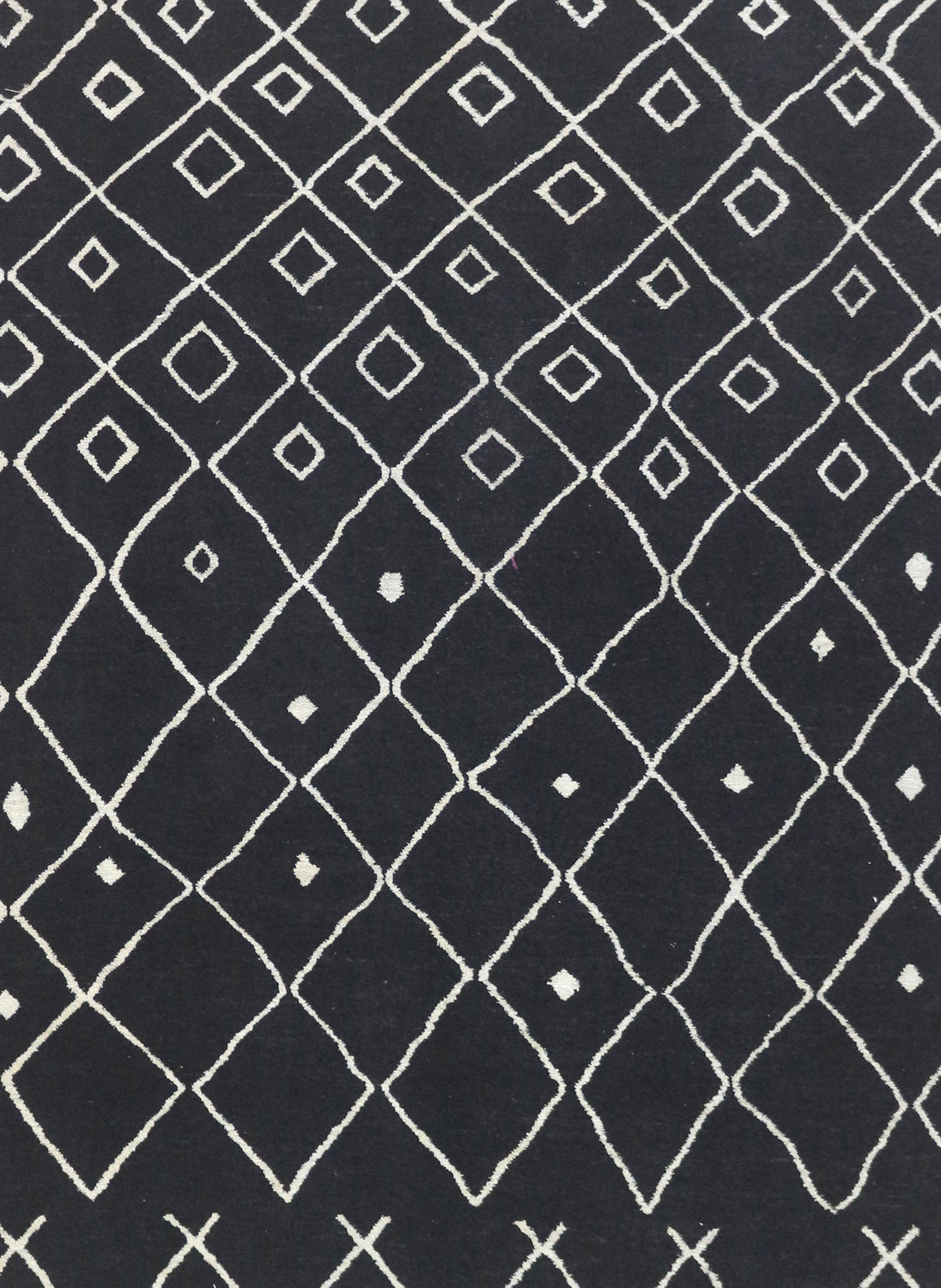Roqaya Modern Black Rug