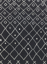 Roqaya Modern Black Rug