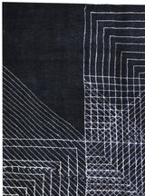 Lubna Modern Berber Style Black Rug