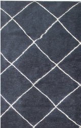 Souad Modern Style Black Rug