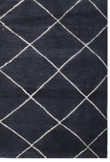 Souad Modern Style Black Rug