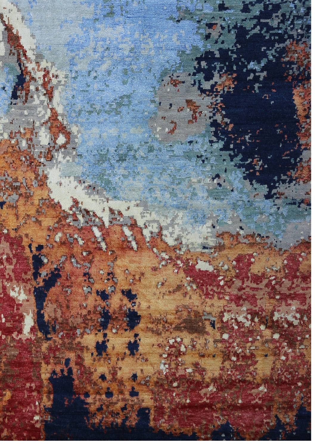 Salwa Abstract Multi Coloured Rug
