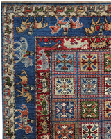 Rukhsar Tribal Blue Coloured Rug