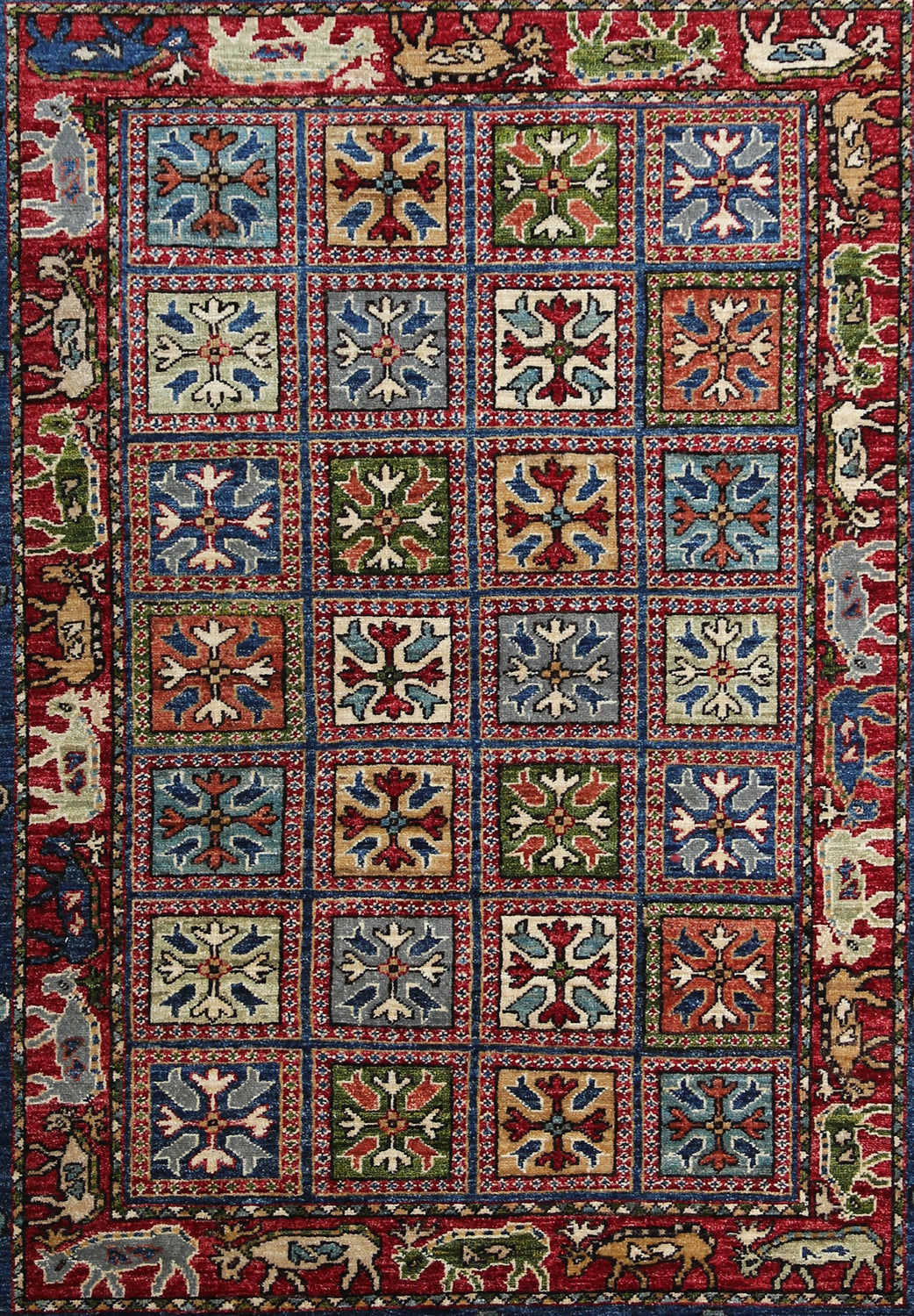 Rukhsar Tribal Blue Coloured Rug