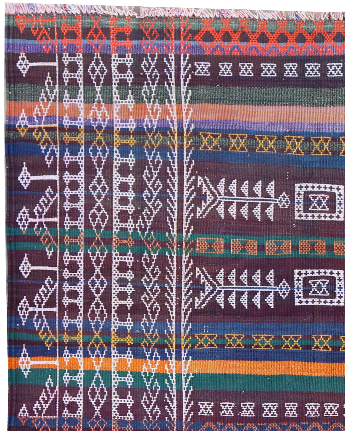 Parand Vintage Multi Coloured Rug