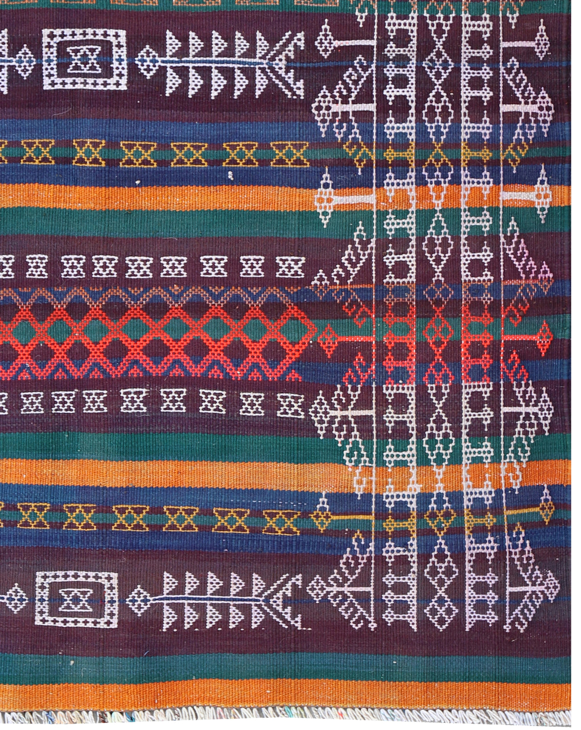 Parand Vintage Multi Coloured Rug