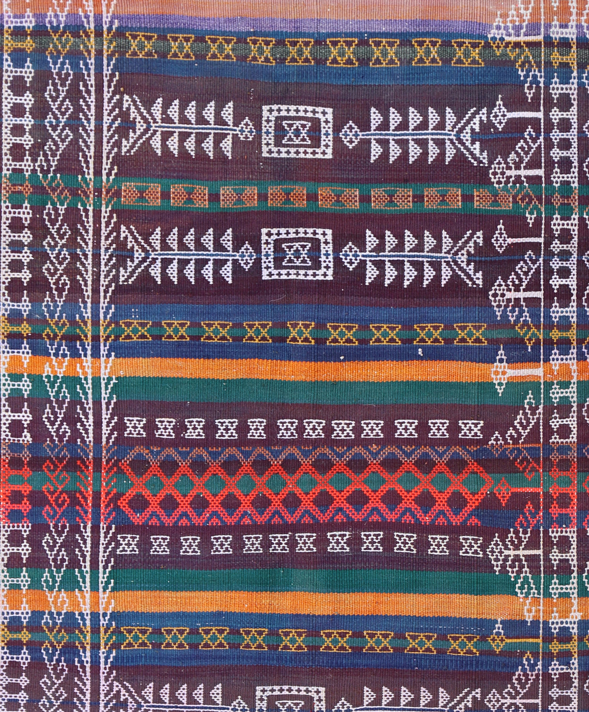 Parand Vintage Multi Coloured Rug