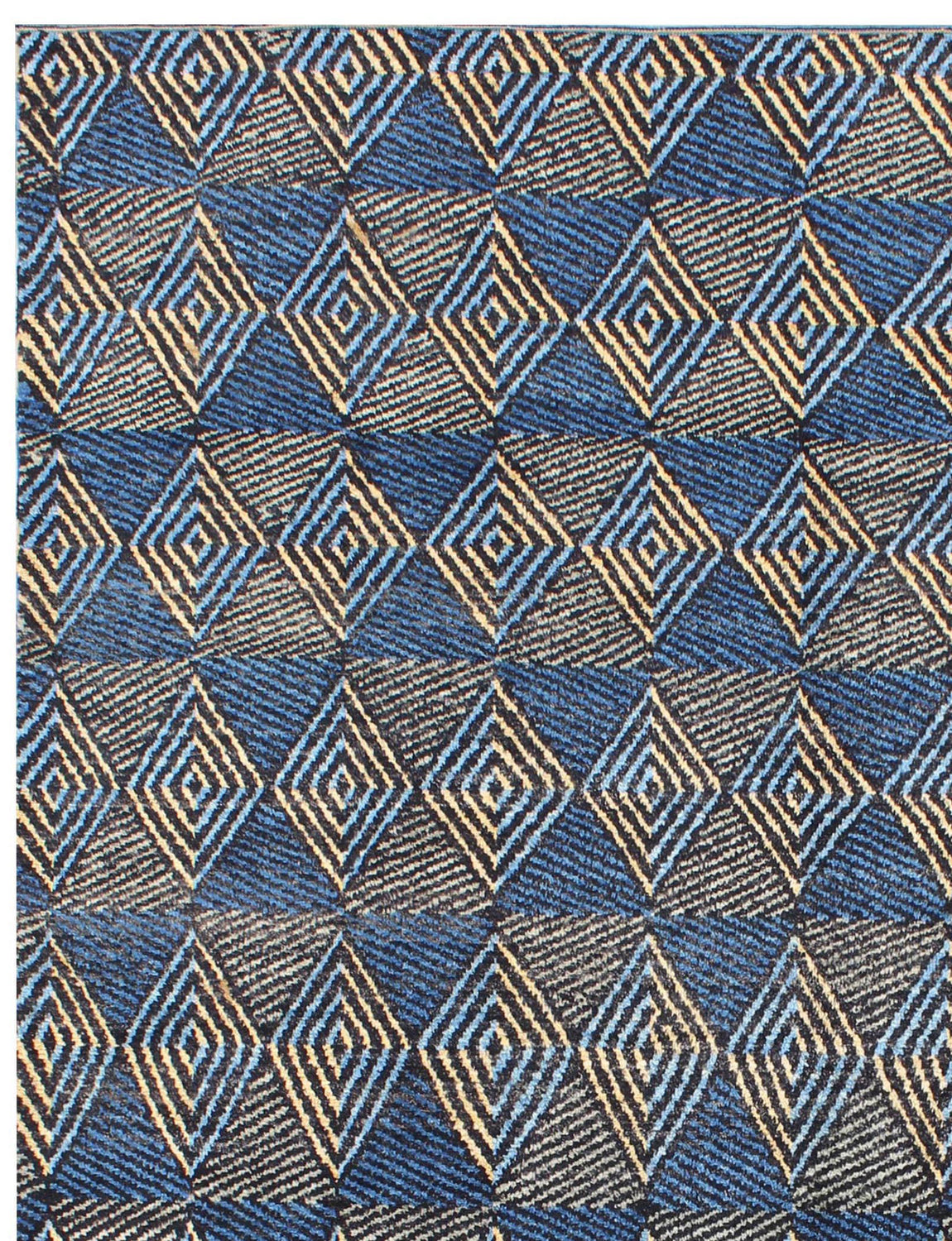 Zaynab Contemporary Blue Coloured Rug
