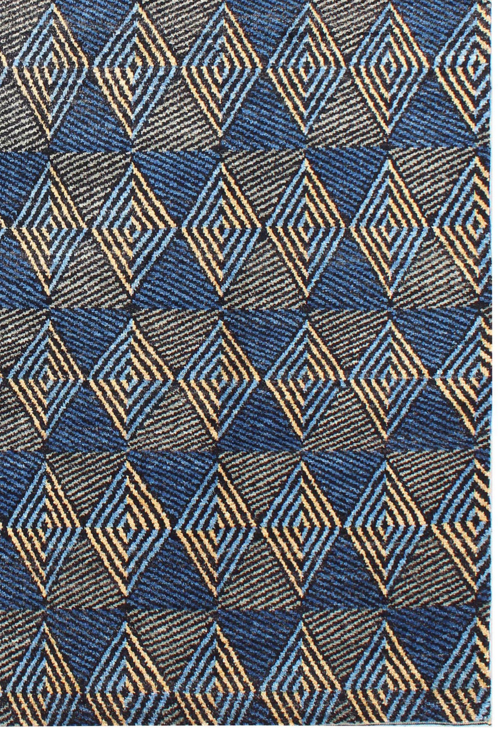 Zaynab Contemporary Blue Coloured Rug