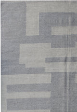 Inaya Contemporary Green/Beige Kilim
