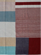 Nouf Modern Black/Beige Kilim