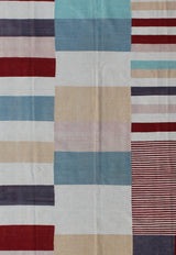Nouf Modern Black/Beige Kilim