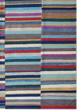 Maha Modern Black/Beige Kilim