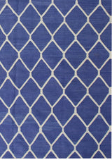 Layal Contemporary Purple/Beige Kilim