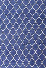 Layal Contemporary Purple/Beige Kilim